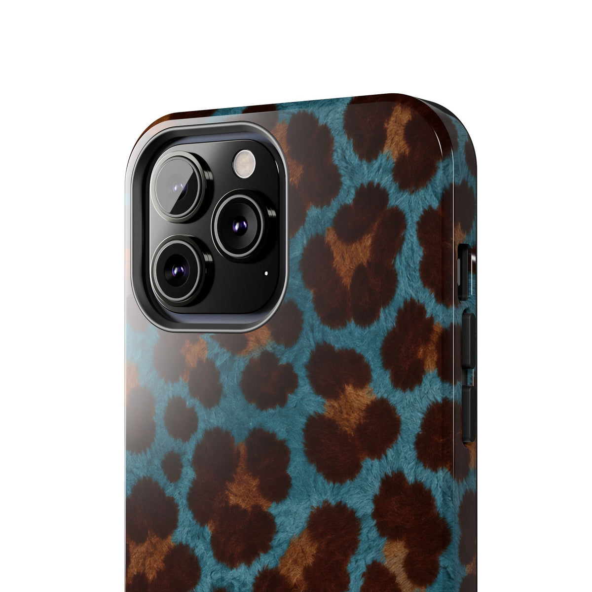 Teal Leopard - Protective Phone Case