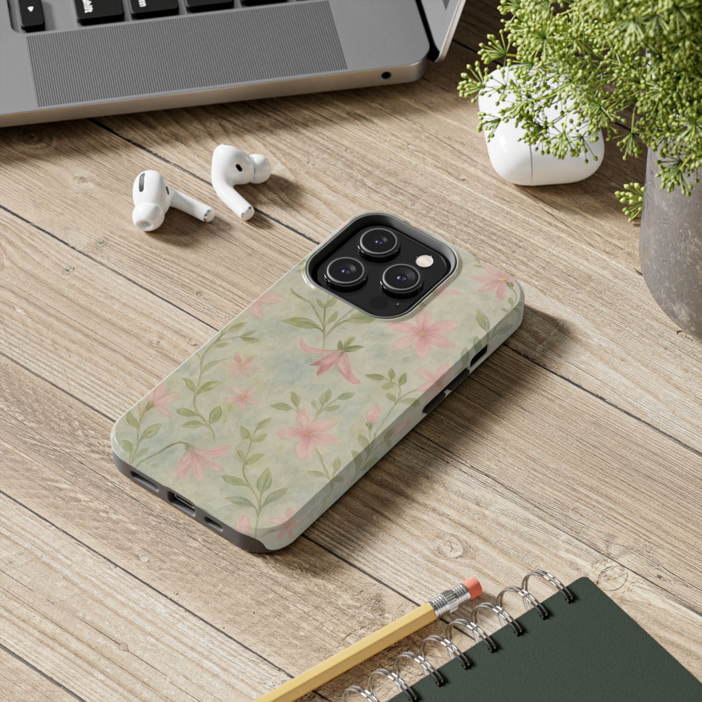 Sage Bloom - Protective Phone Case