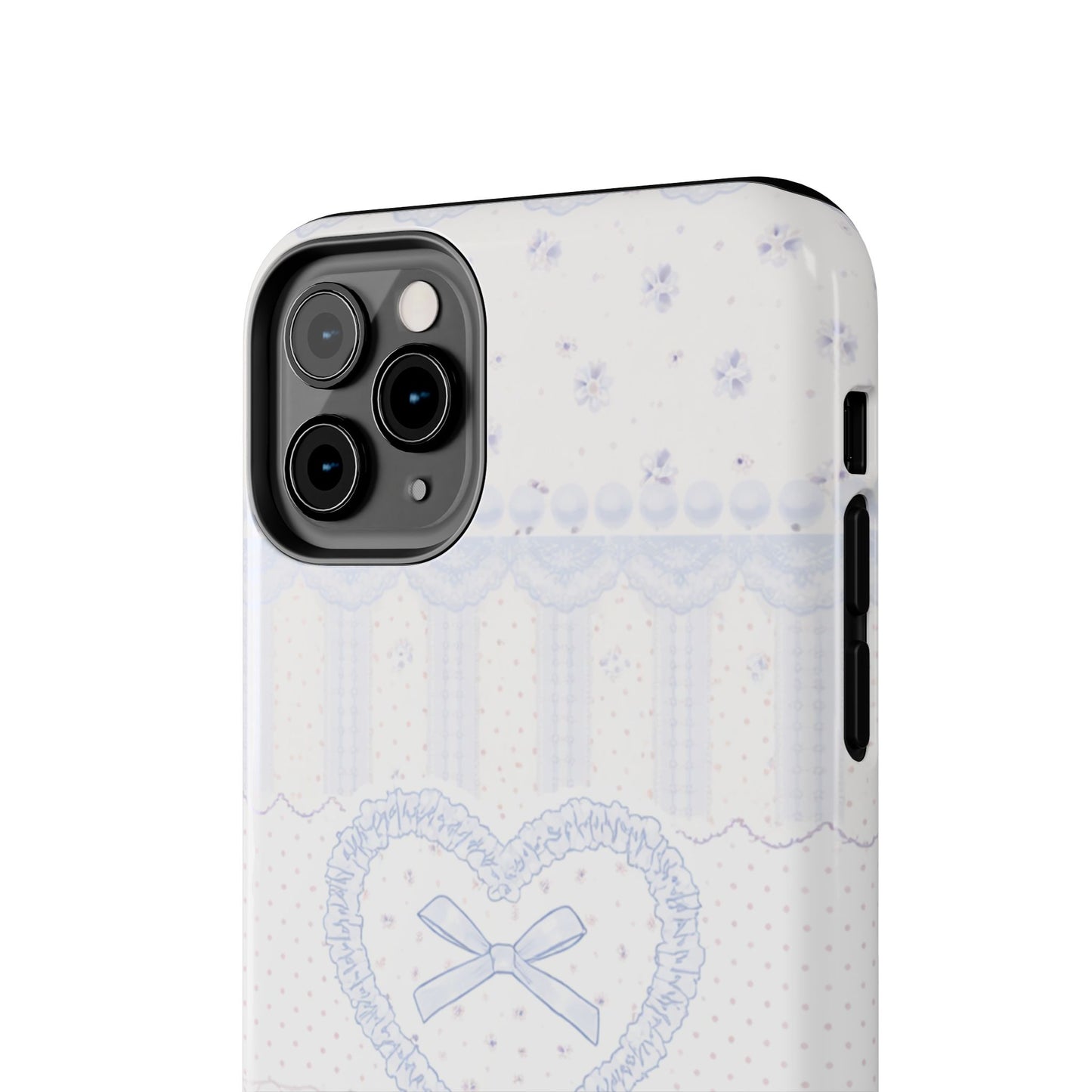 Coquette Blue Lace - Protective Phone Case