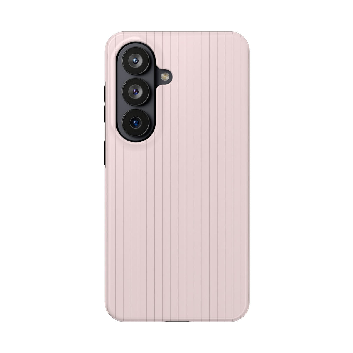 Blush Pinstripe - Protective Phone Case