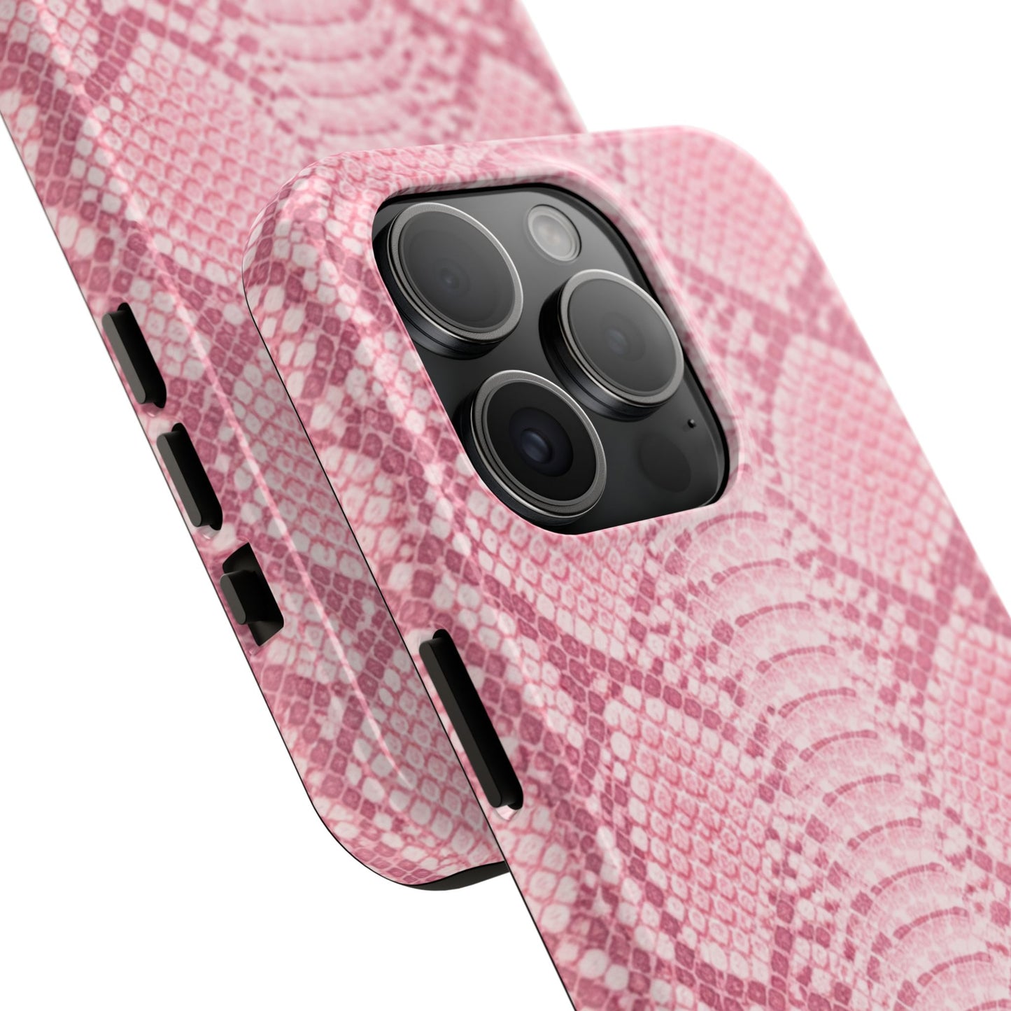 Pink Snake Skin - Protective Phone Case