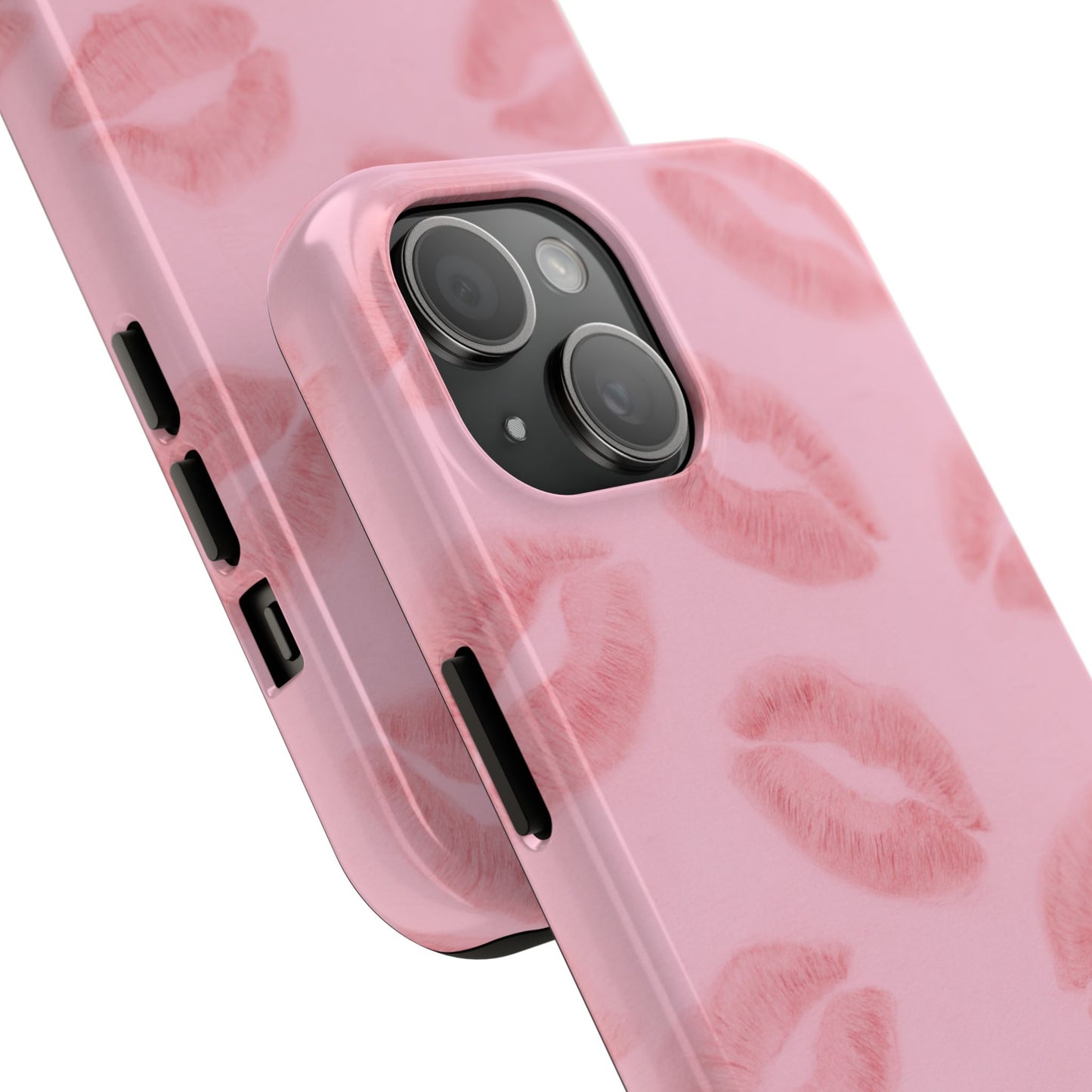 Pink Rosy Kisses - Protective Phone Case