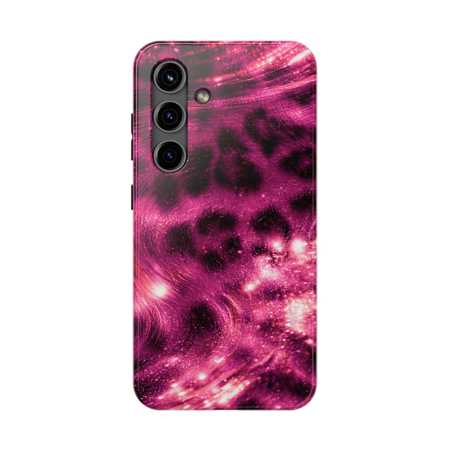 Magenta Y2K Leopard - Protective Phone Case