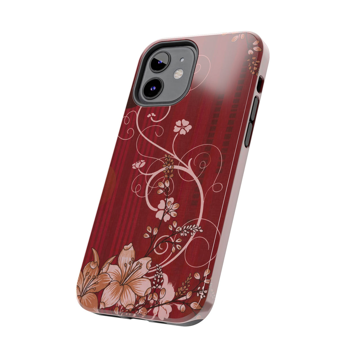 Crimson Bloom - Protective Phone Case