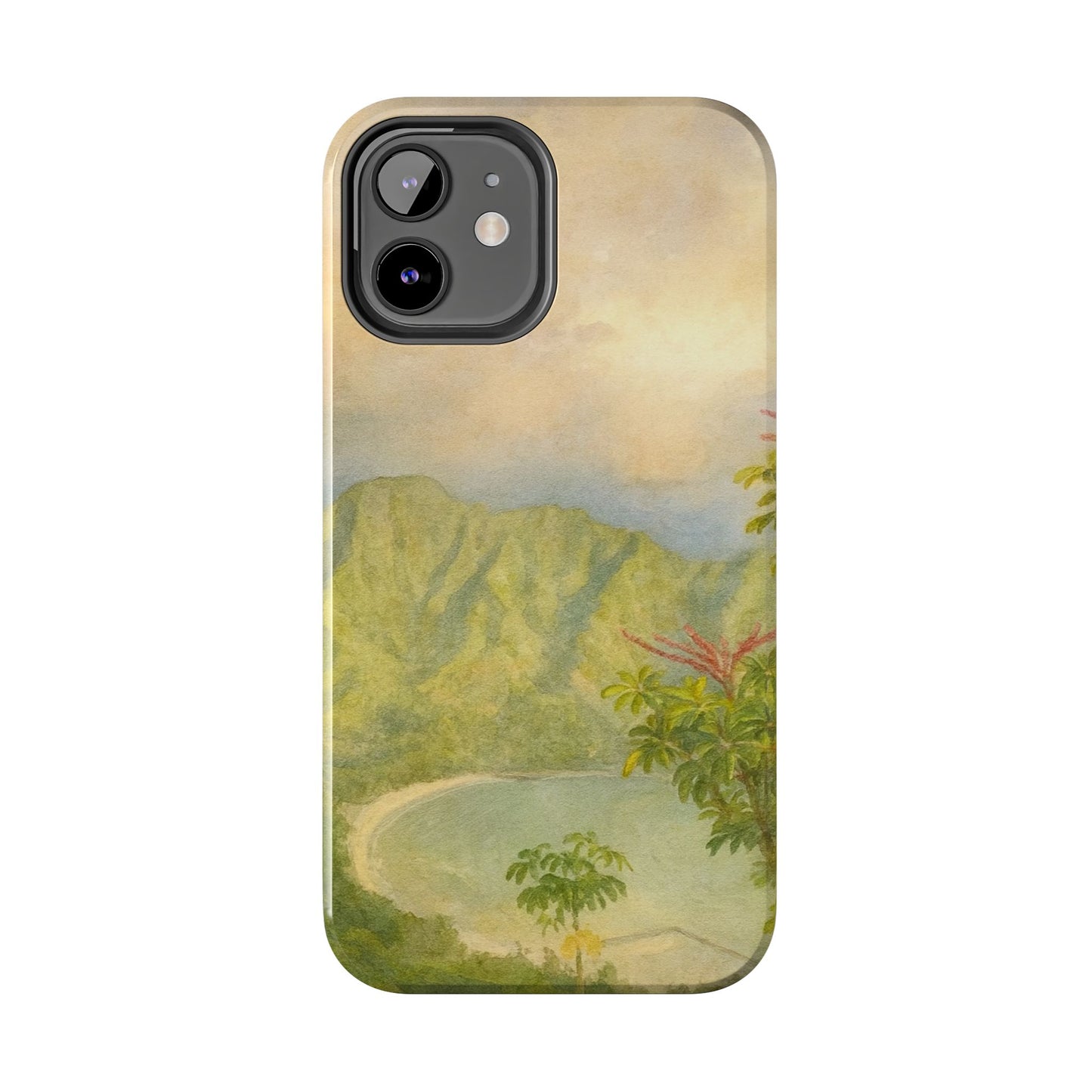 Vintage Tropical Beach - Protective Phone Case