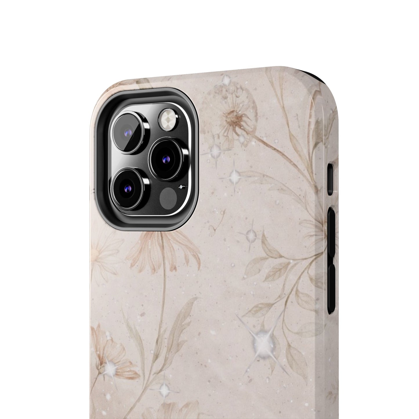 Beige Bloom - Protective Phone Case