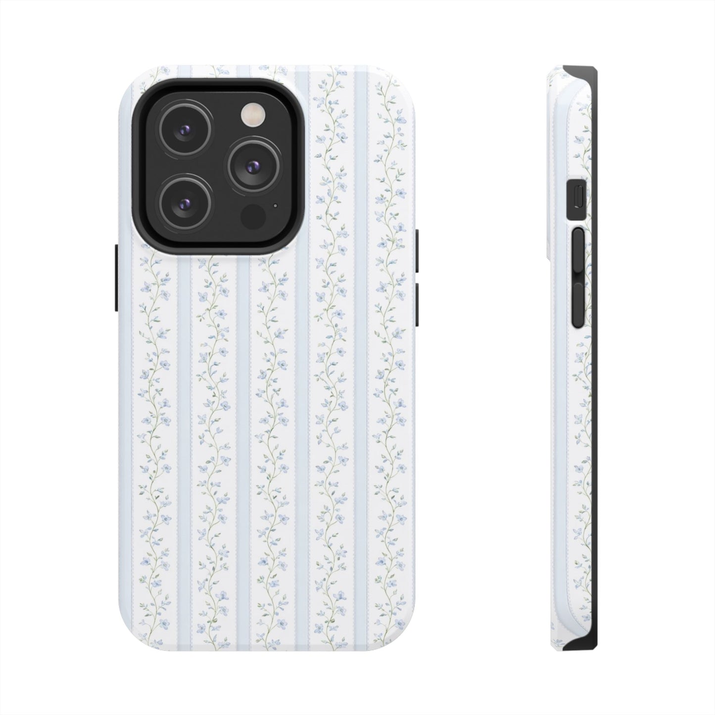 Vintage Blue Vine - Protective Phone Case