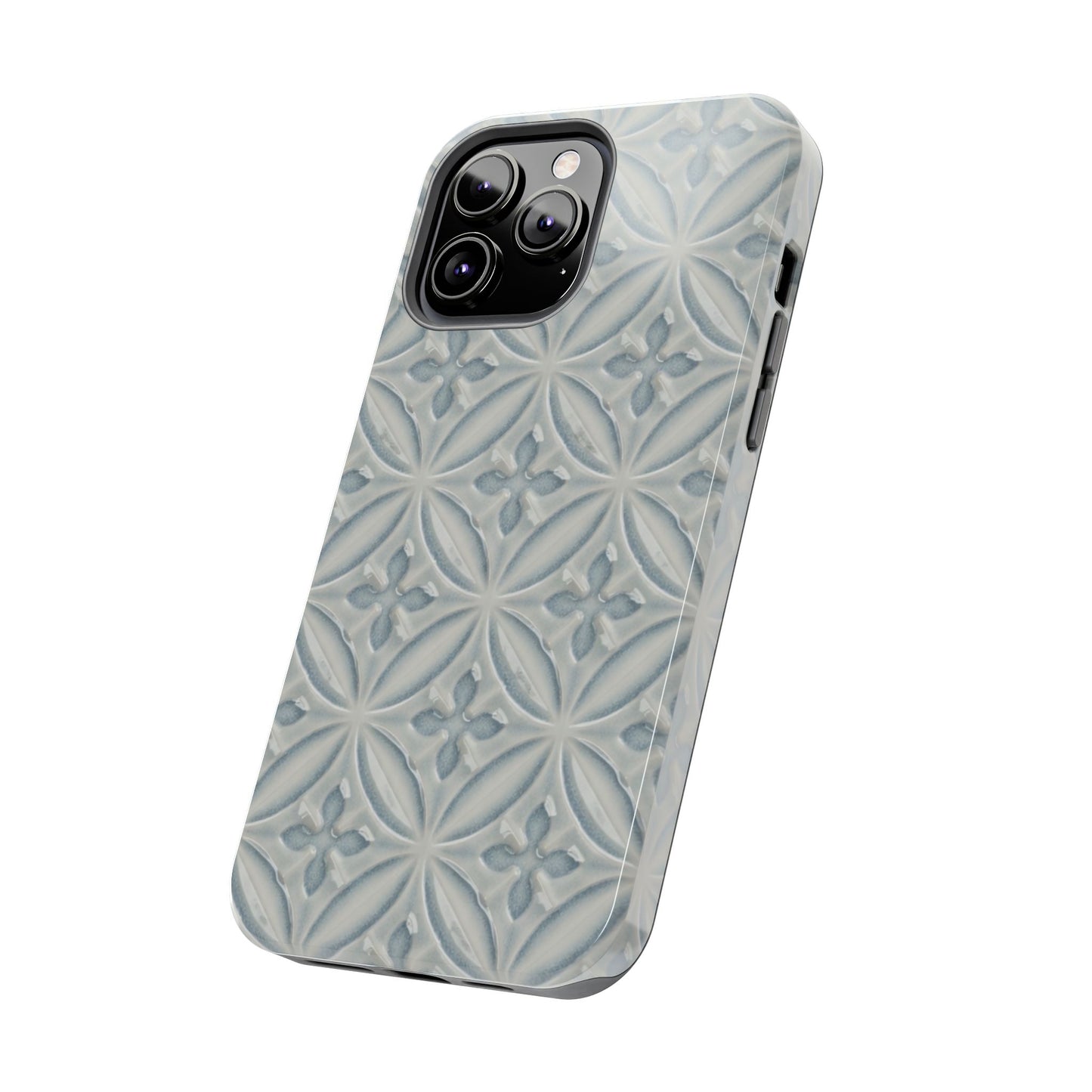 Vintage Blue Tile - Protective Phone Case