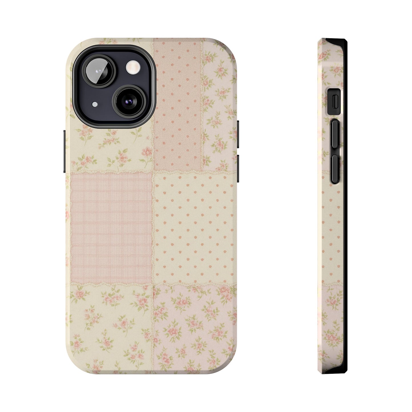 Floral Patchwork Quilt - Protective Phone Case