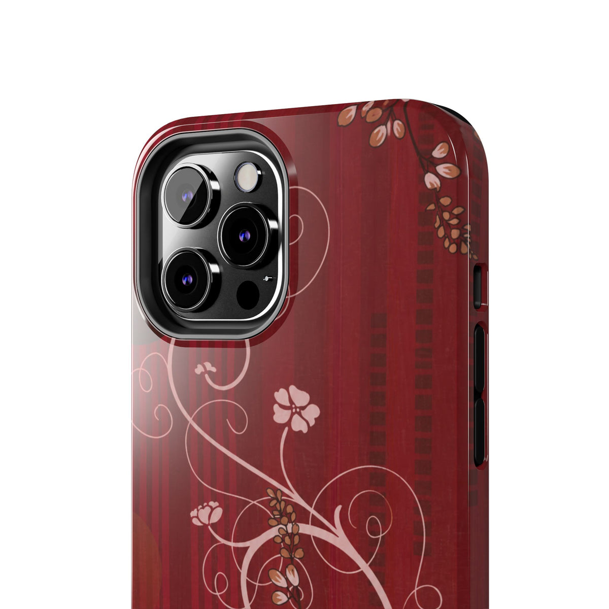 Crimson Bloom - Protective Phone Case