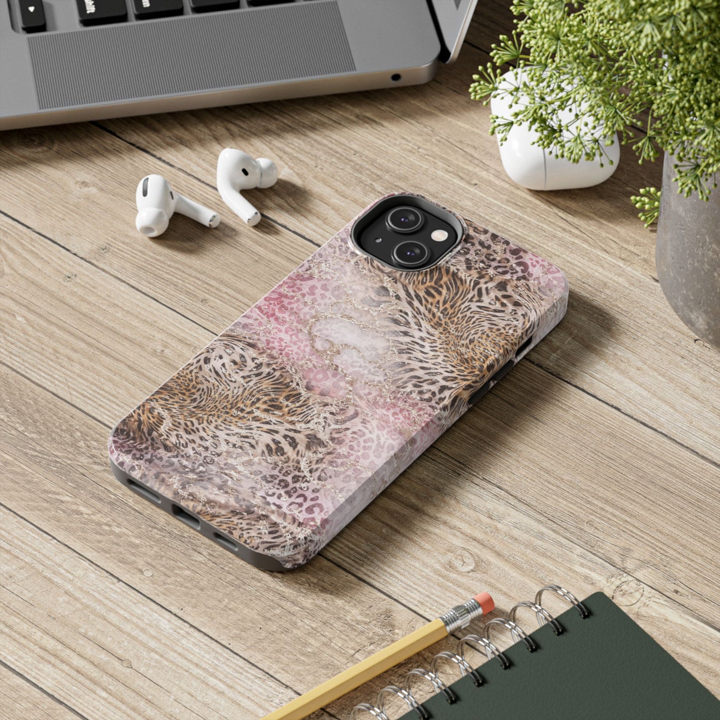 Pink Leopard - Protective Phone Case