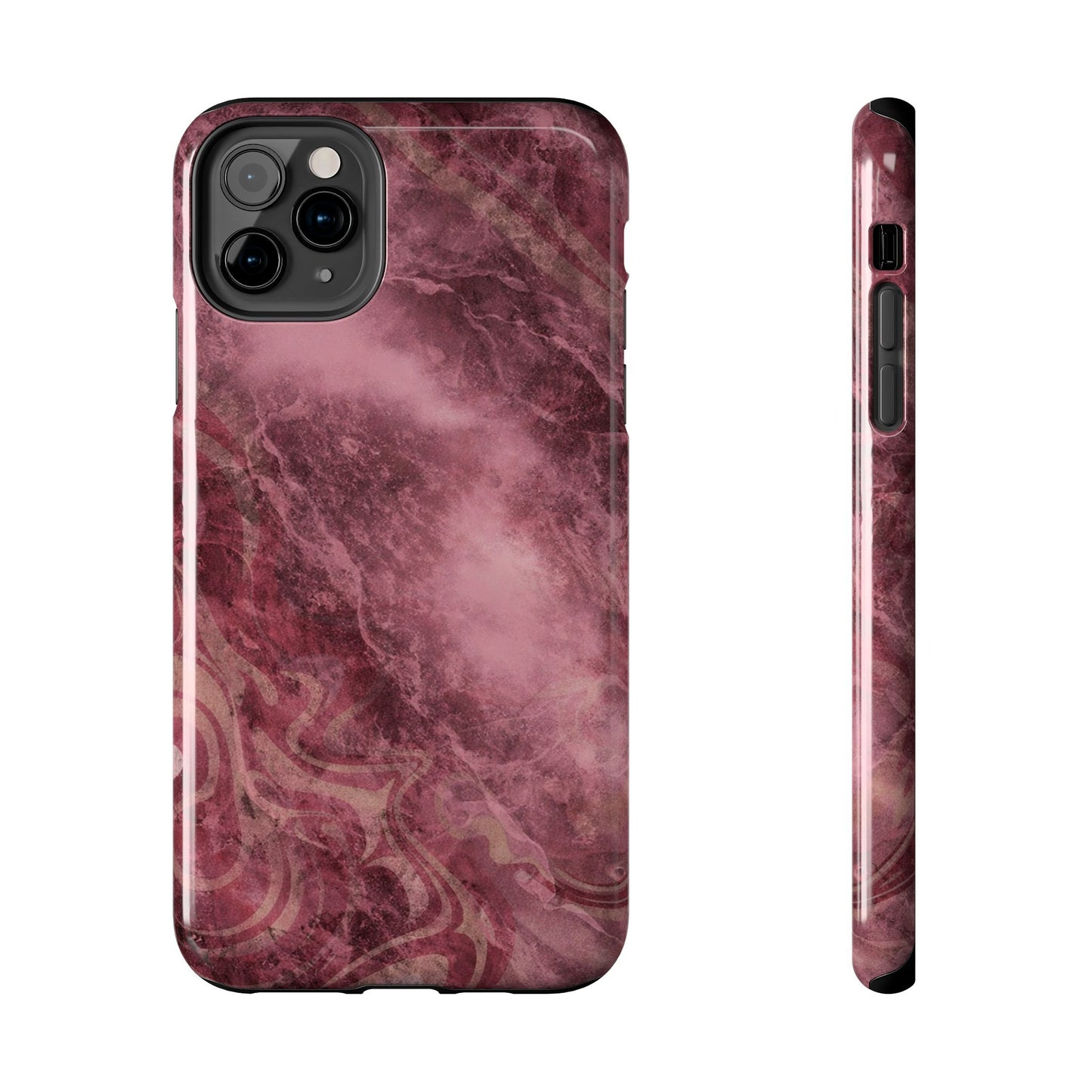 Marble Magenta - Protective Phone Case