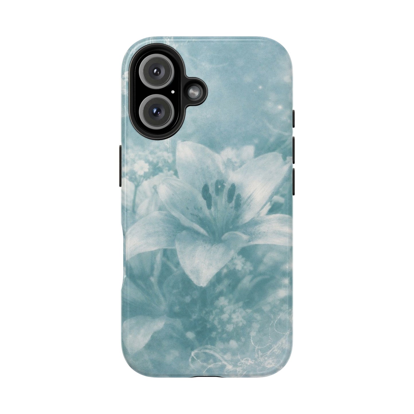 Teal Lily - Protective Phone Case