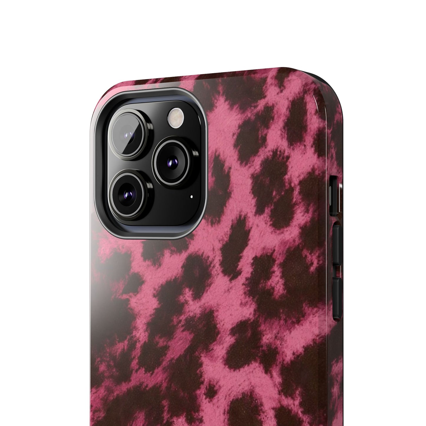Pink Leopard Print - Protective Phone Case