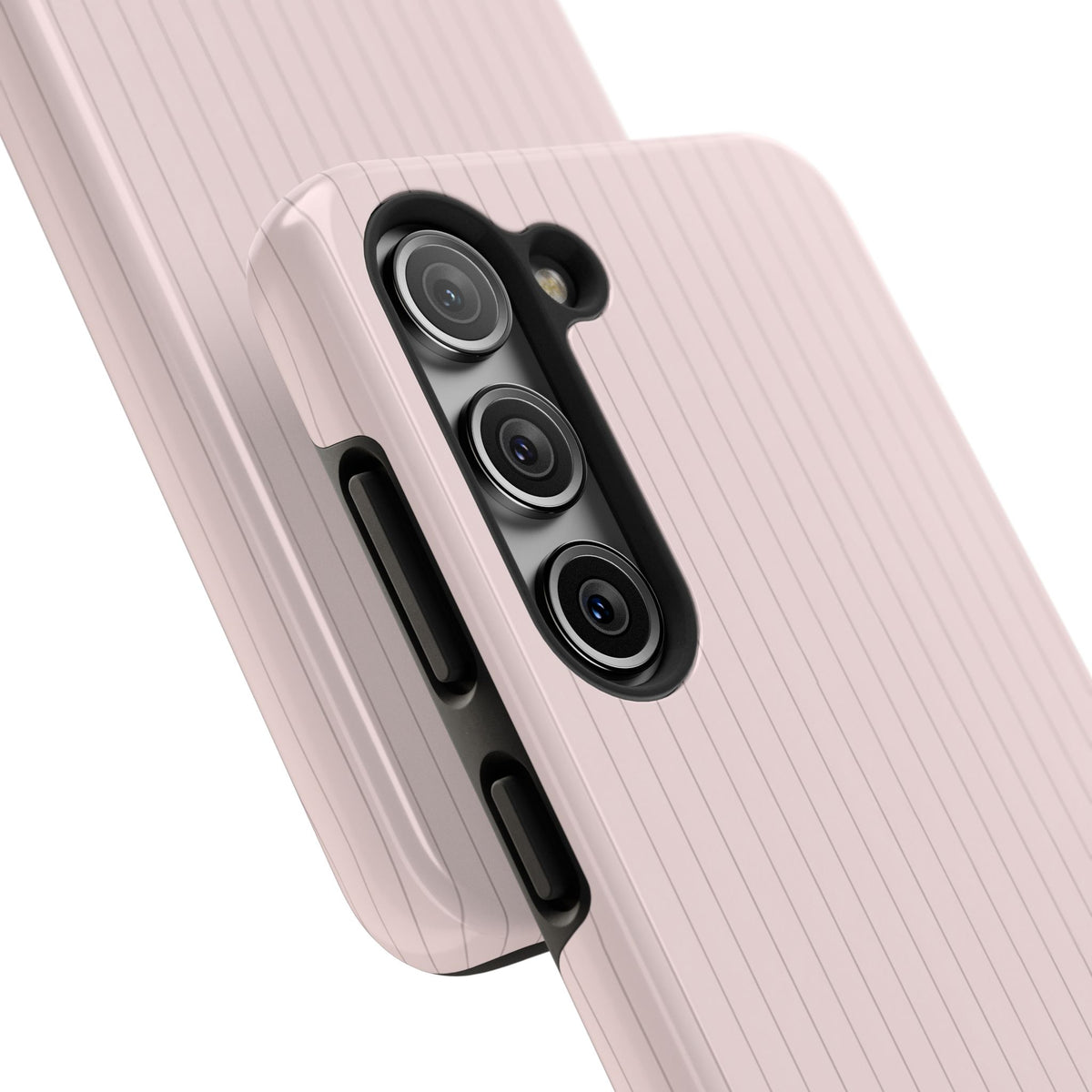 Blush Pinstripe - Protective Phone Case