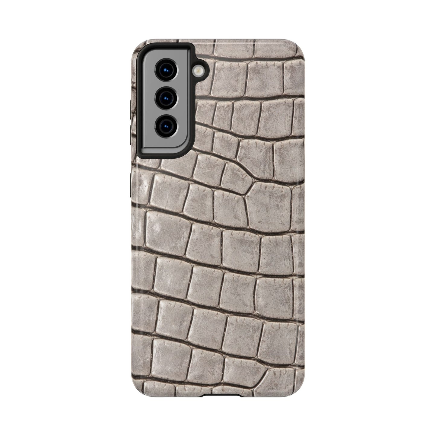 2000s Grey Crocodile - Protective Phone Case