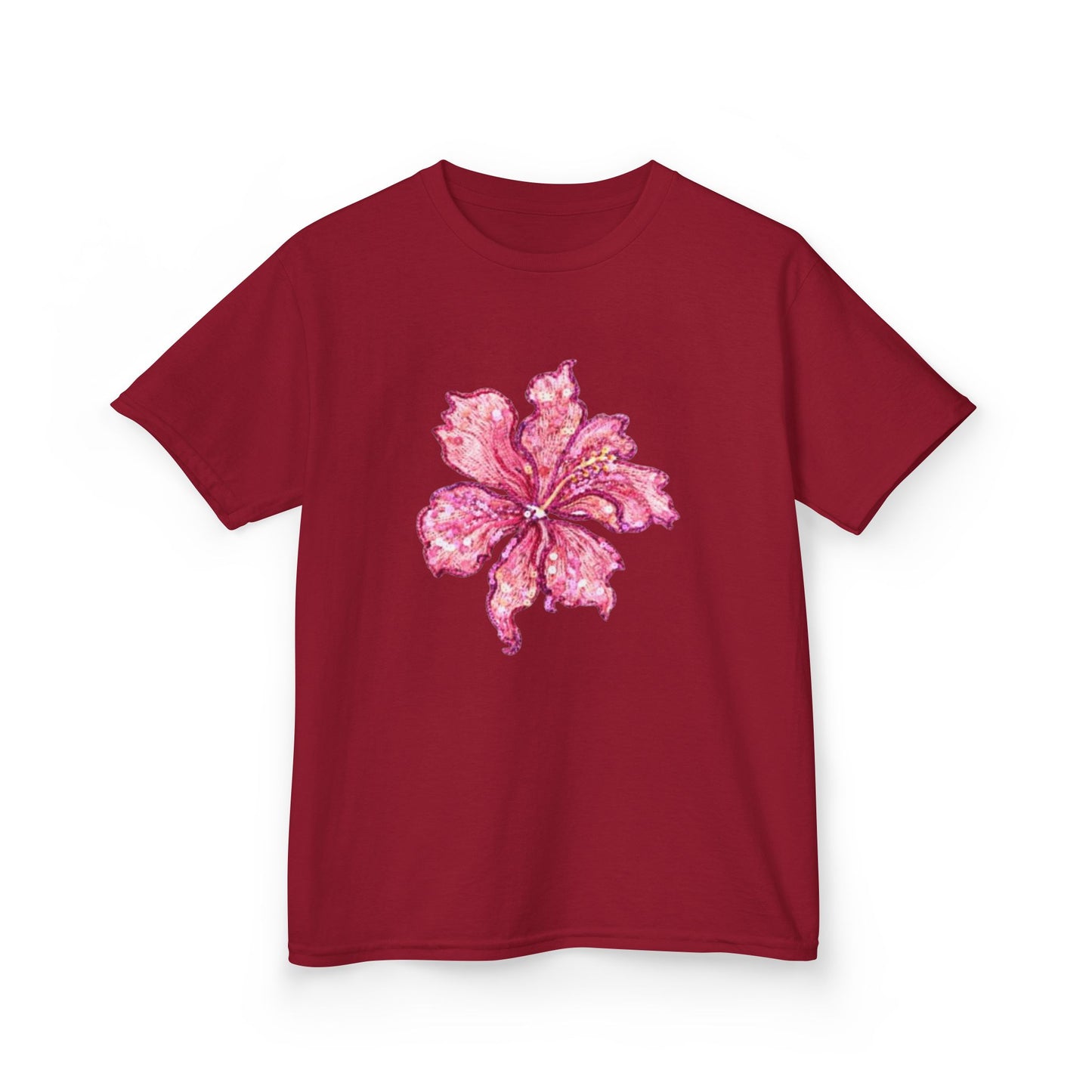 Floral Hibiscus - Baby Tee