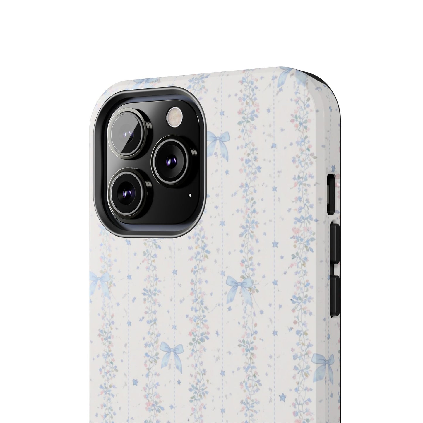 Bows and Stripes - Protective Phone Case