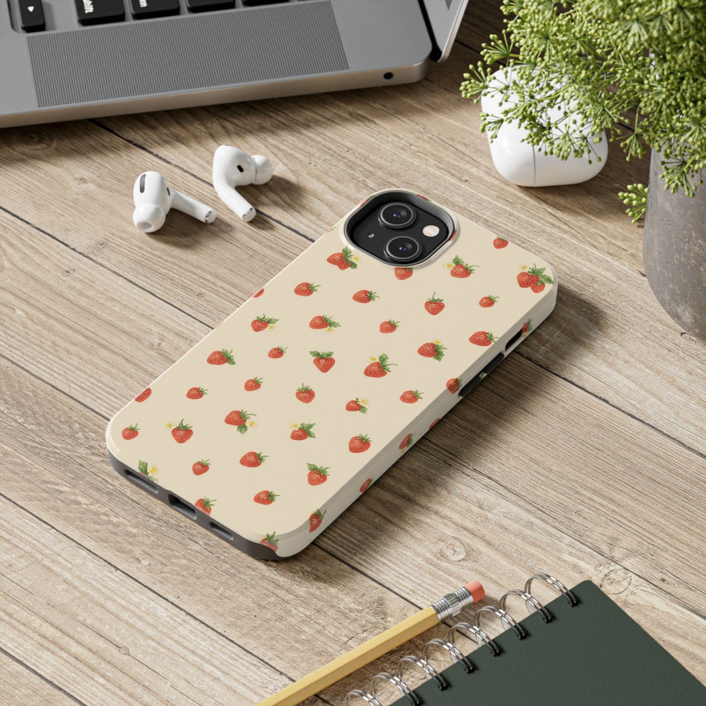 Strawberry Picking - Protective Phone Case