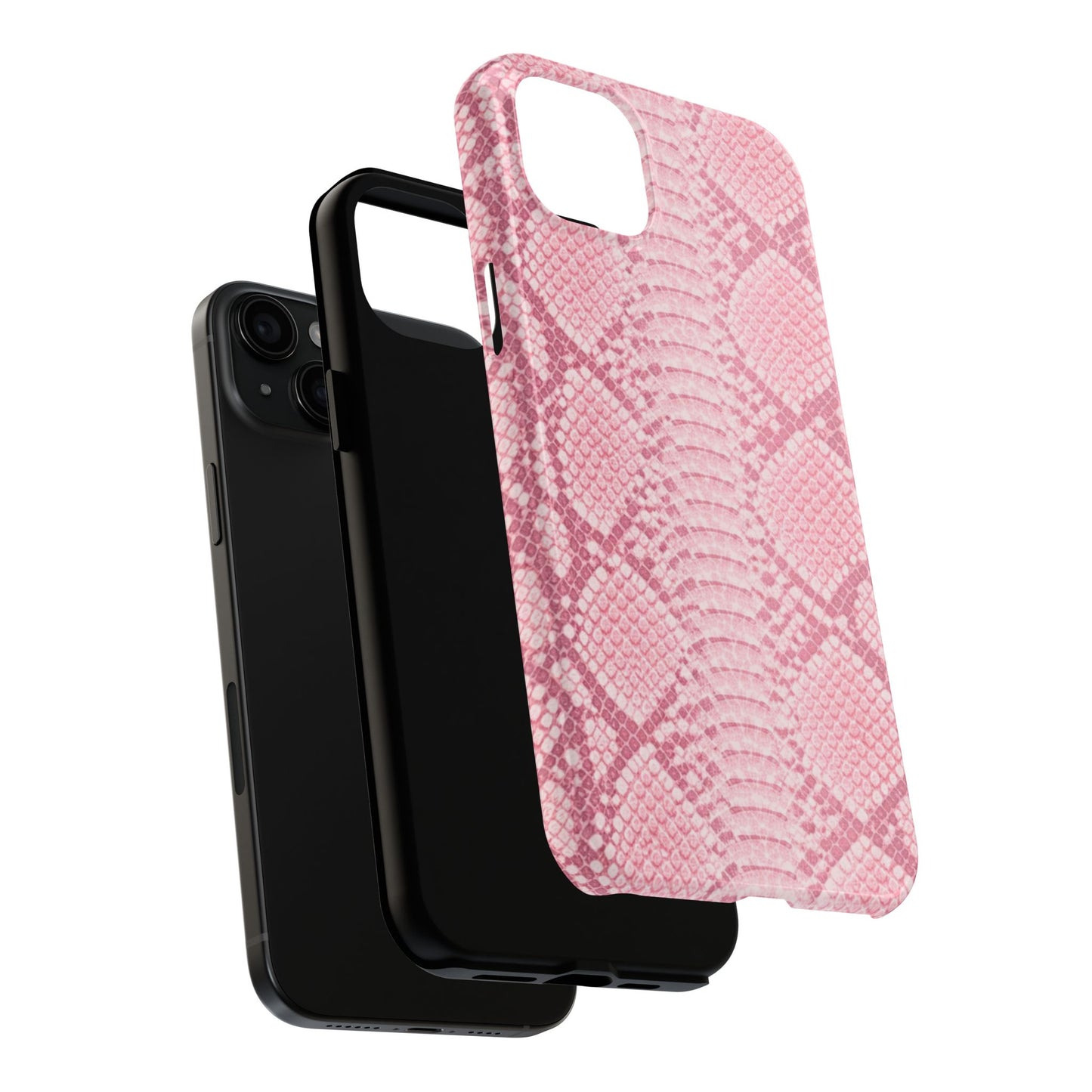 Pink Snake Skin - Protective Phone Case