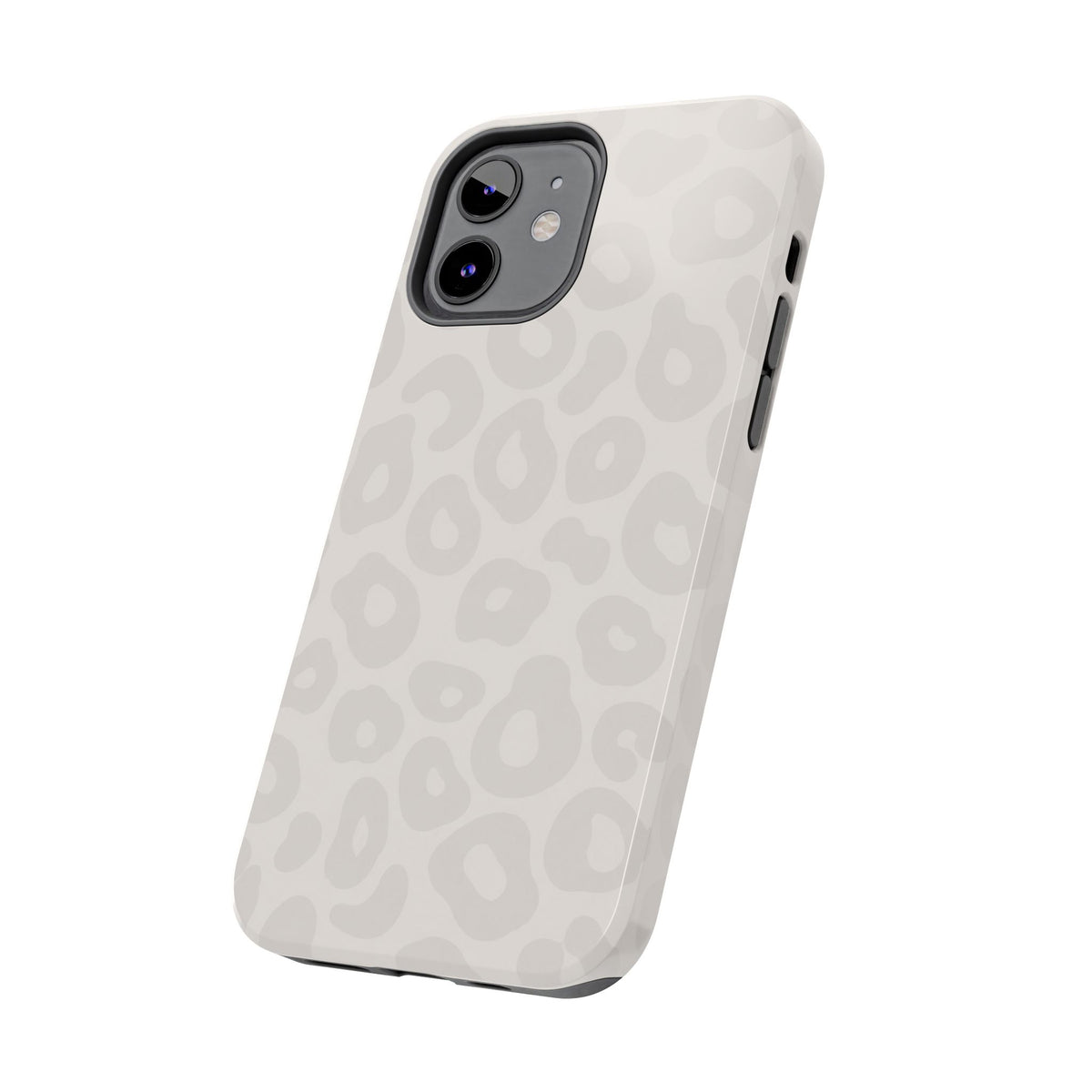 Beige Leopard Tough Phone Case – Protective Animal Print Phone Cover