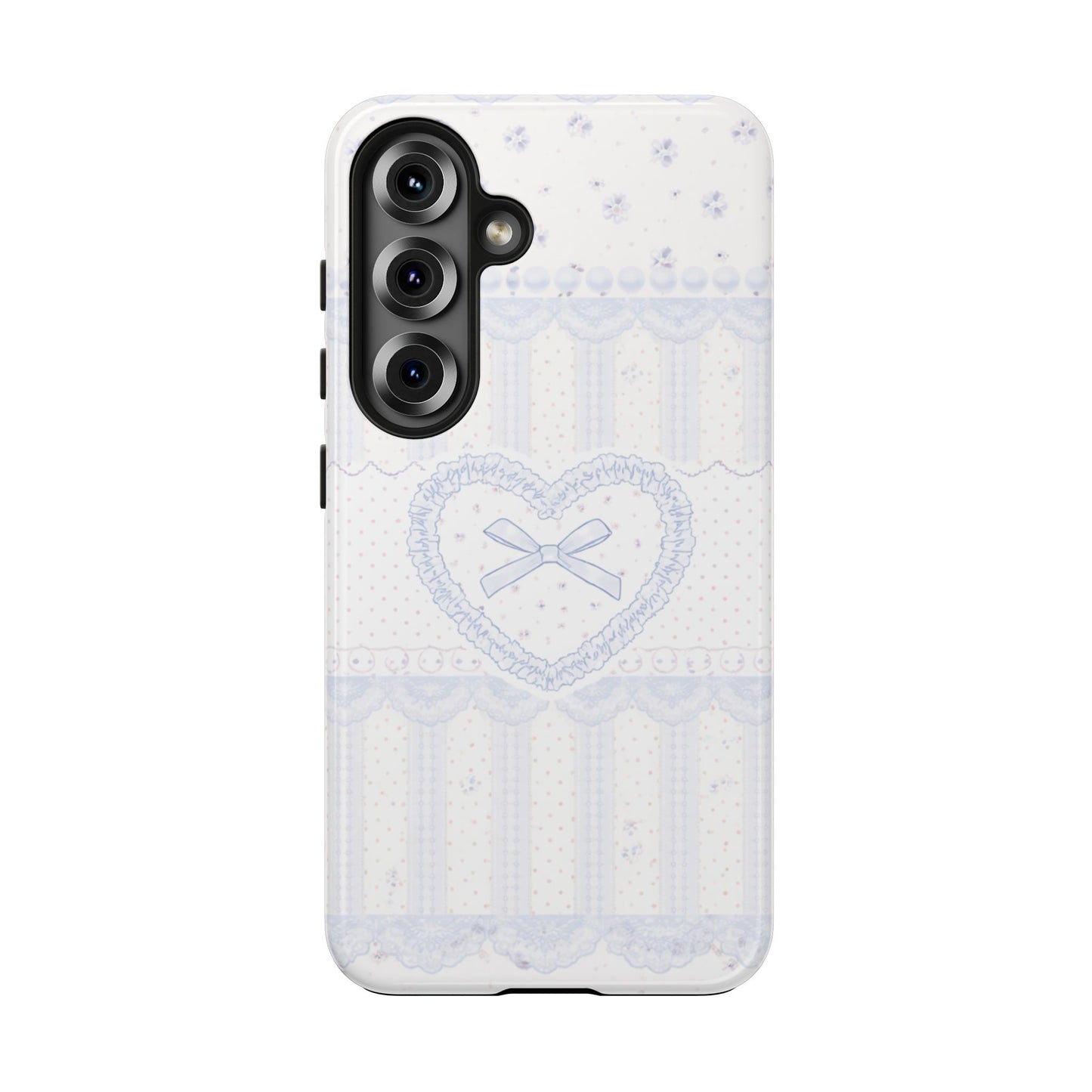 Coquette Blue Lace - Protective Phone Case