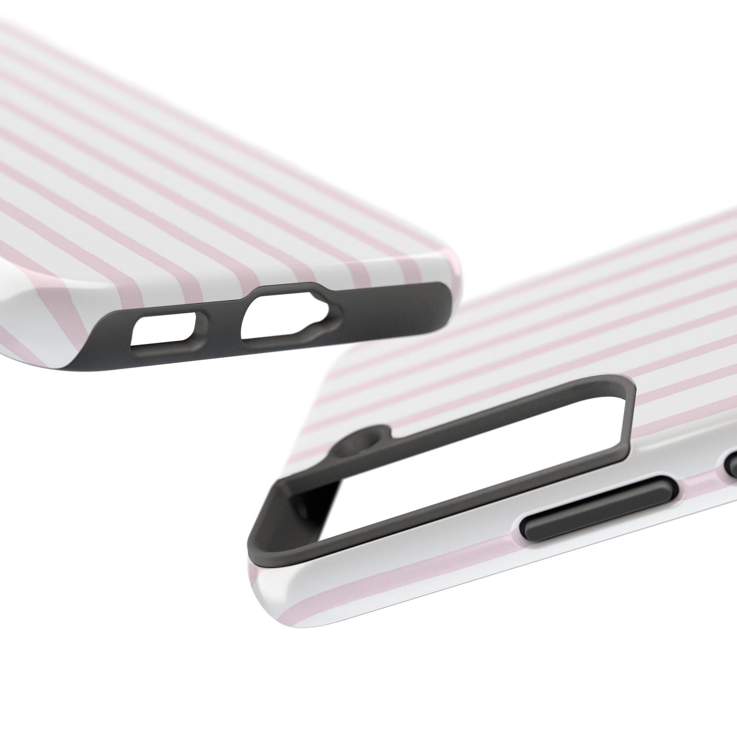 Pink Vertical Stripes - Protective Phone Case