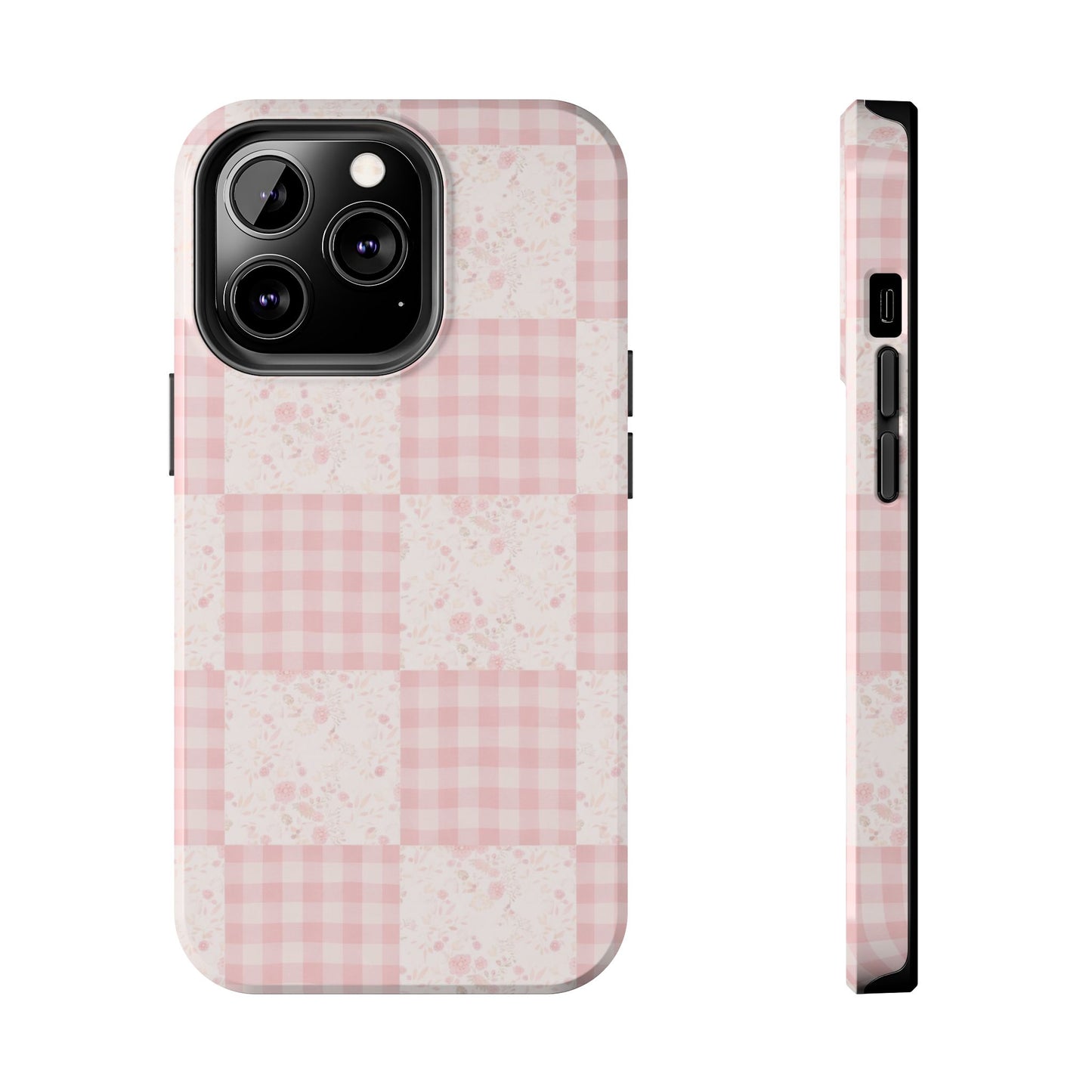 Baby Pink Quilt - Protective Phone Case