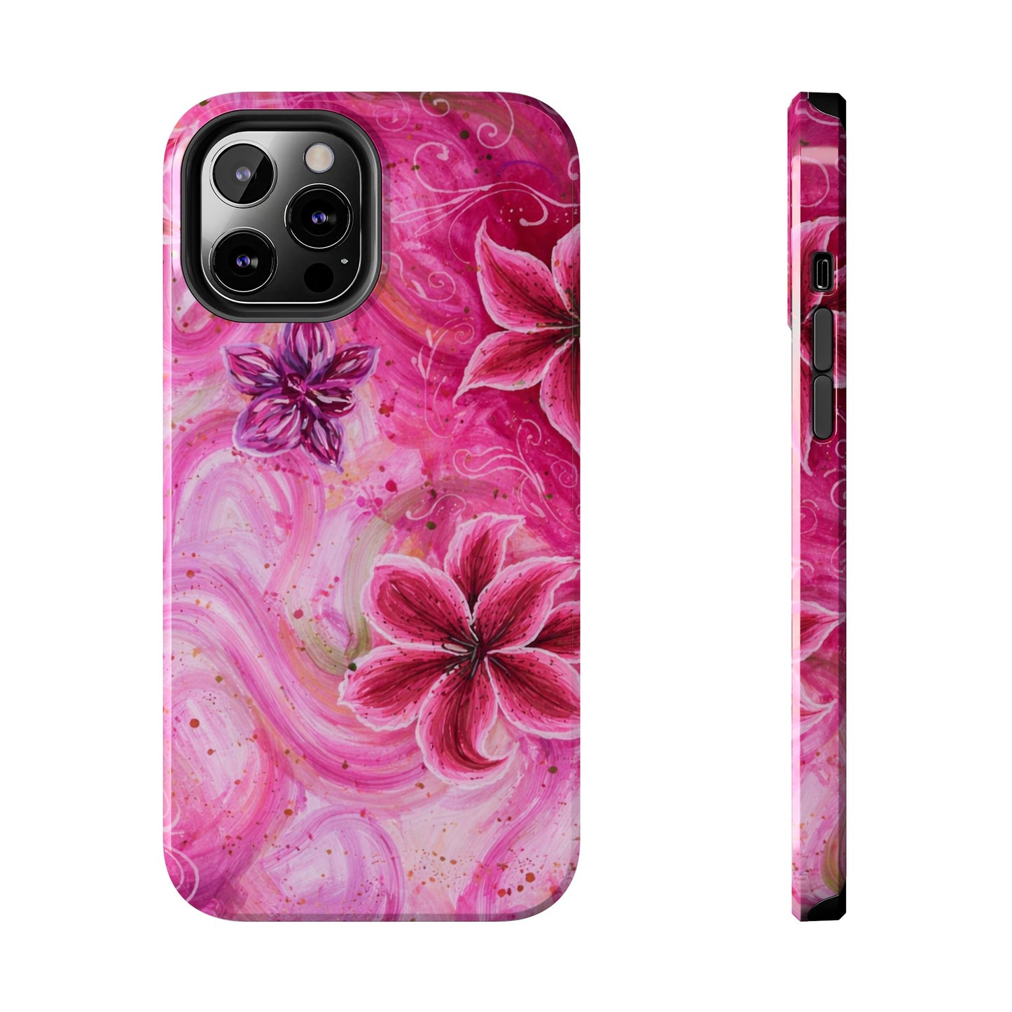 Watercolor Hibiscus - Protective Phone Case
