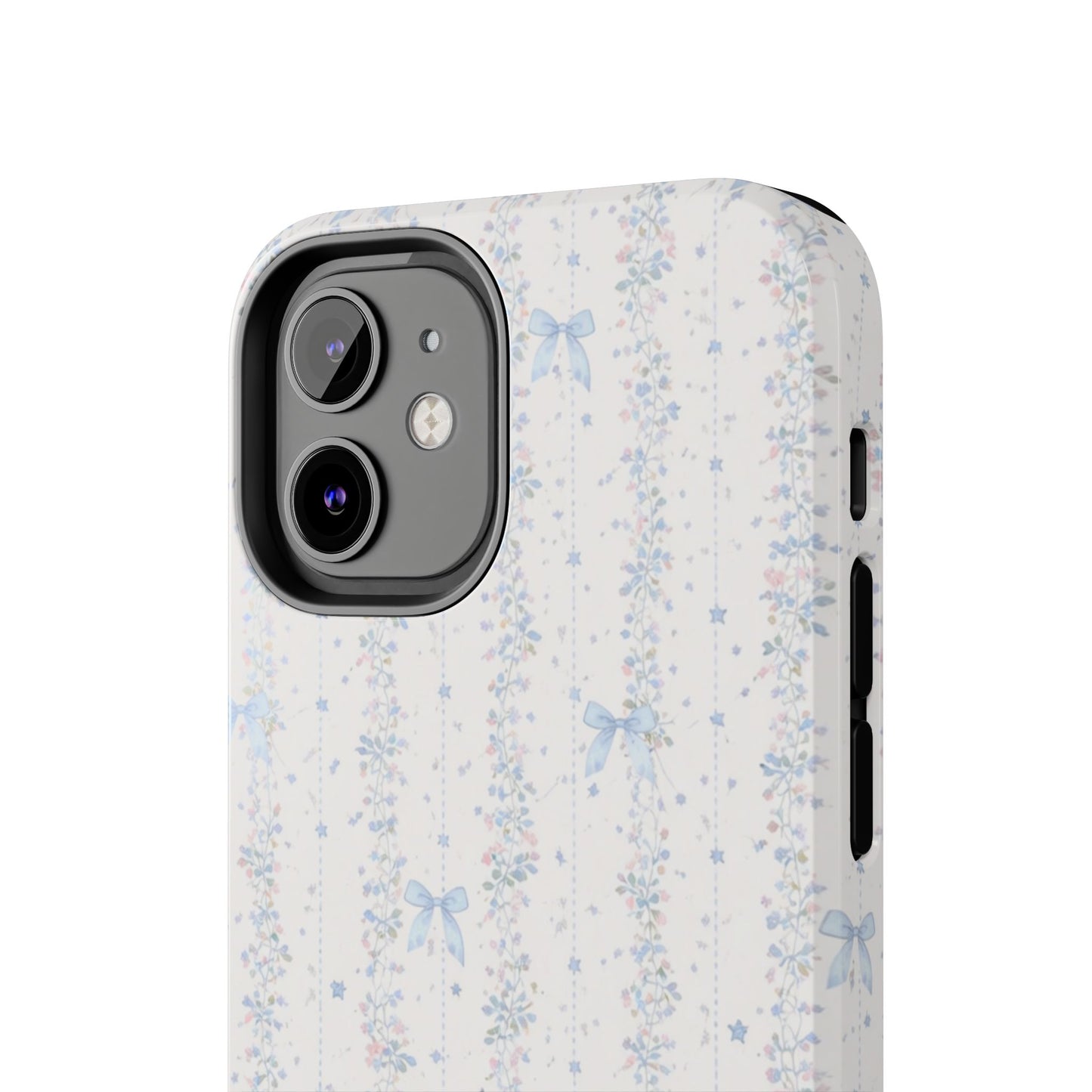 Bows and Stripes - Protective Phone Case