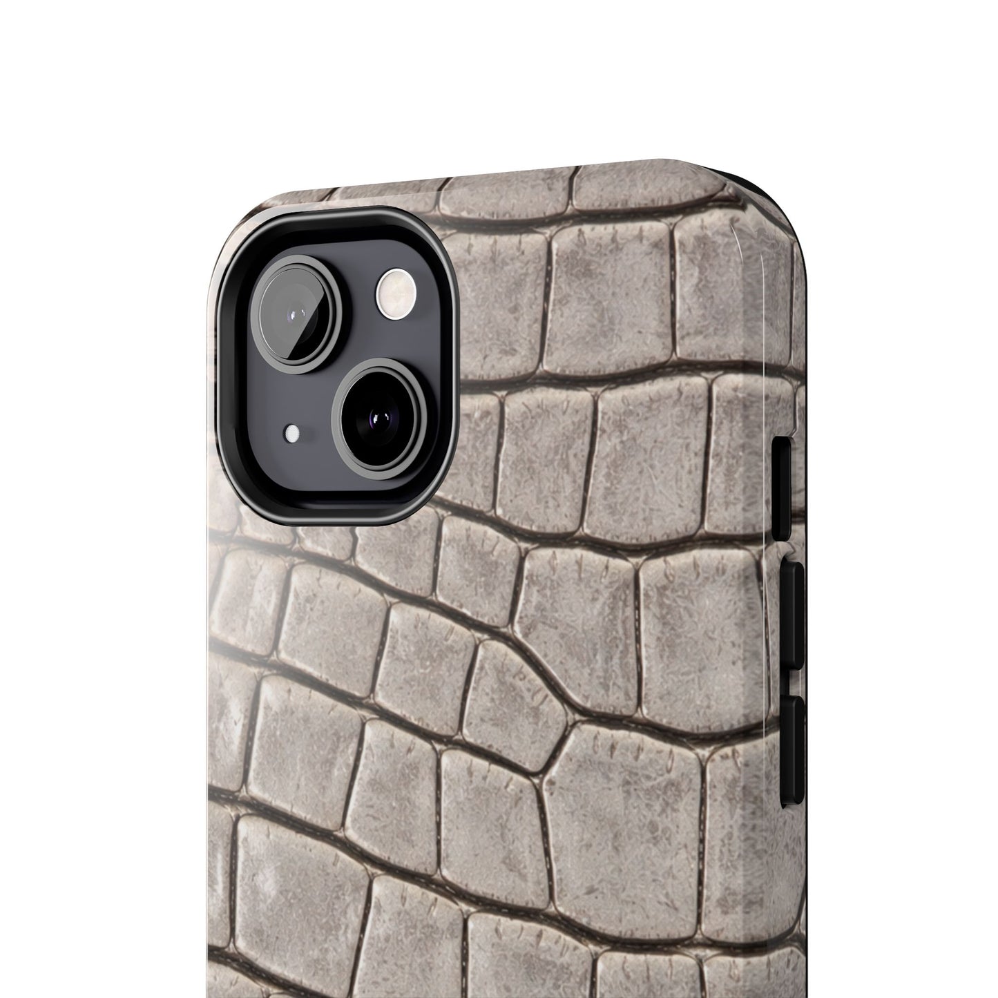 2000s Grey Crocodile - Protective Phone Case