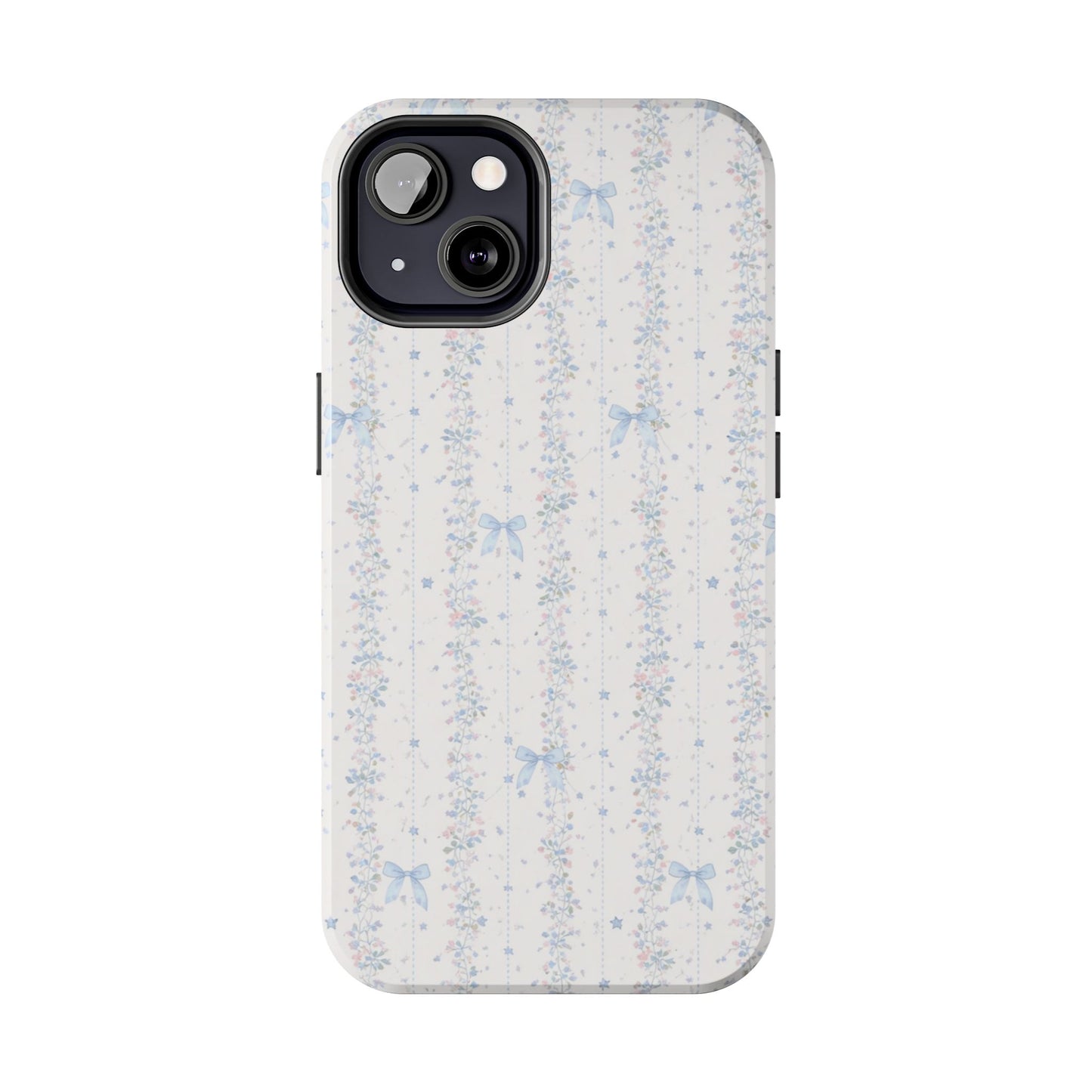 Bows and Stripes - Protective Phone Case