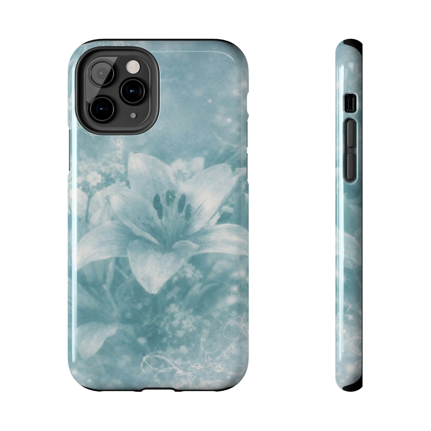 Teal Lily - Protective Phone Case
