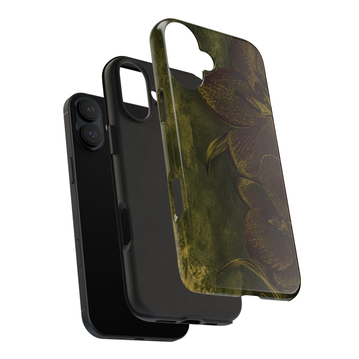 Olive Orchid - Protective Phone Case