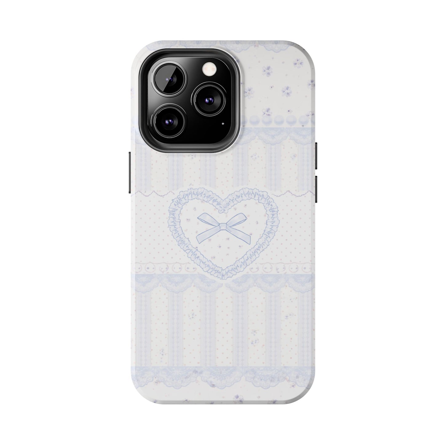 Coquette Blue Lace - Protective Phone Case