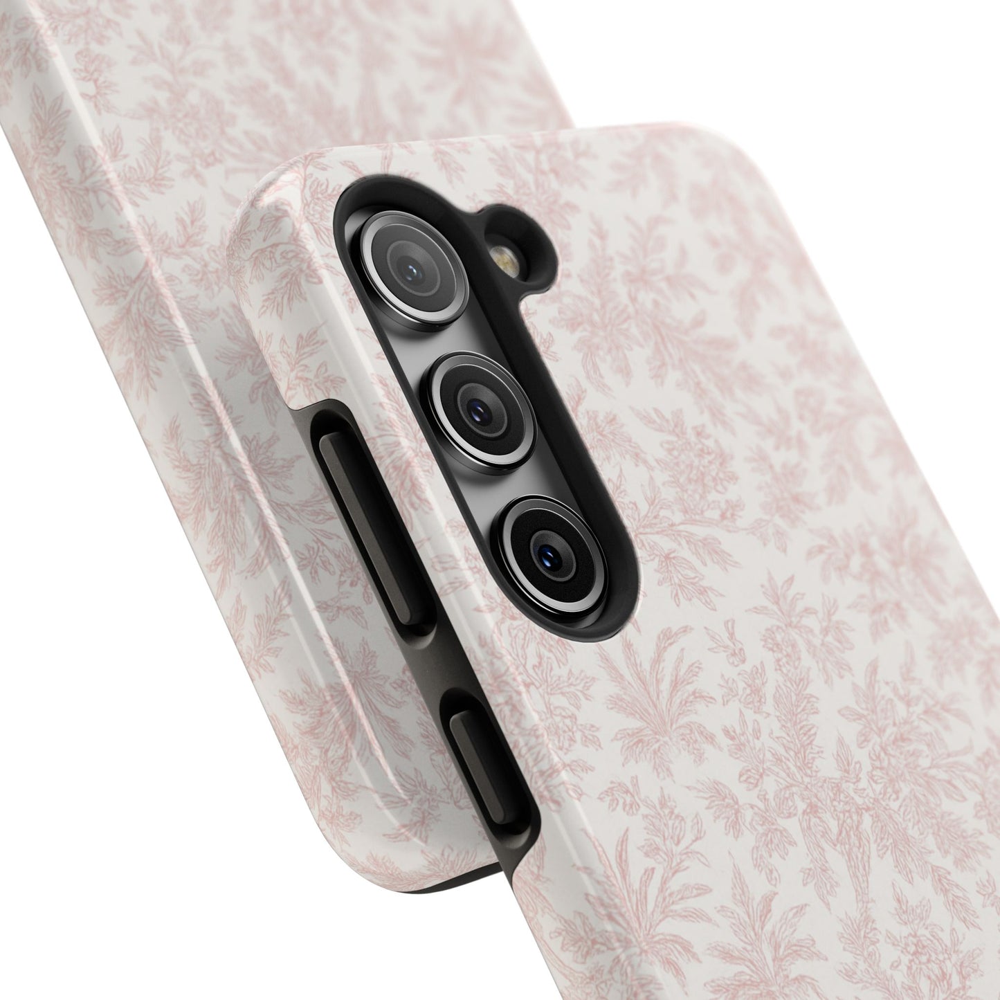 Blush Pink Floral - Protective Phone Case