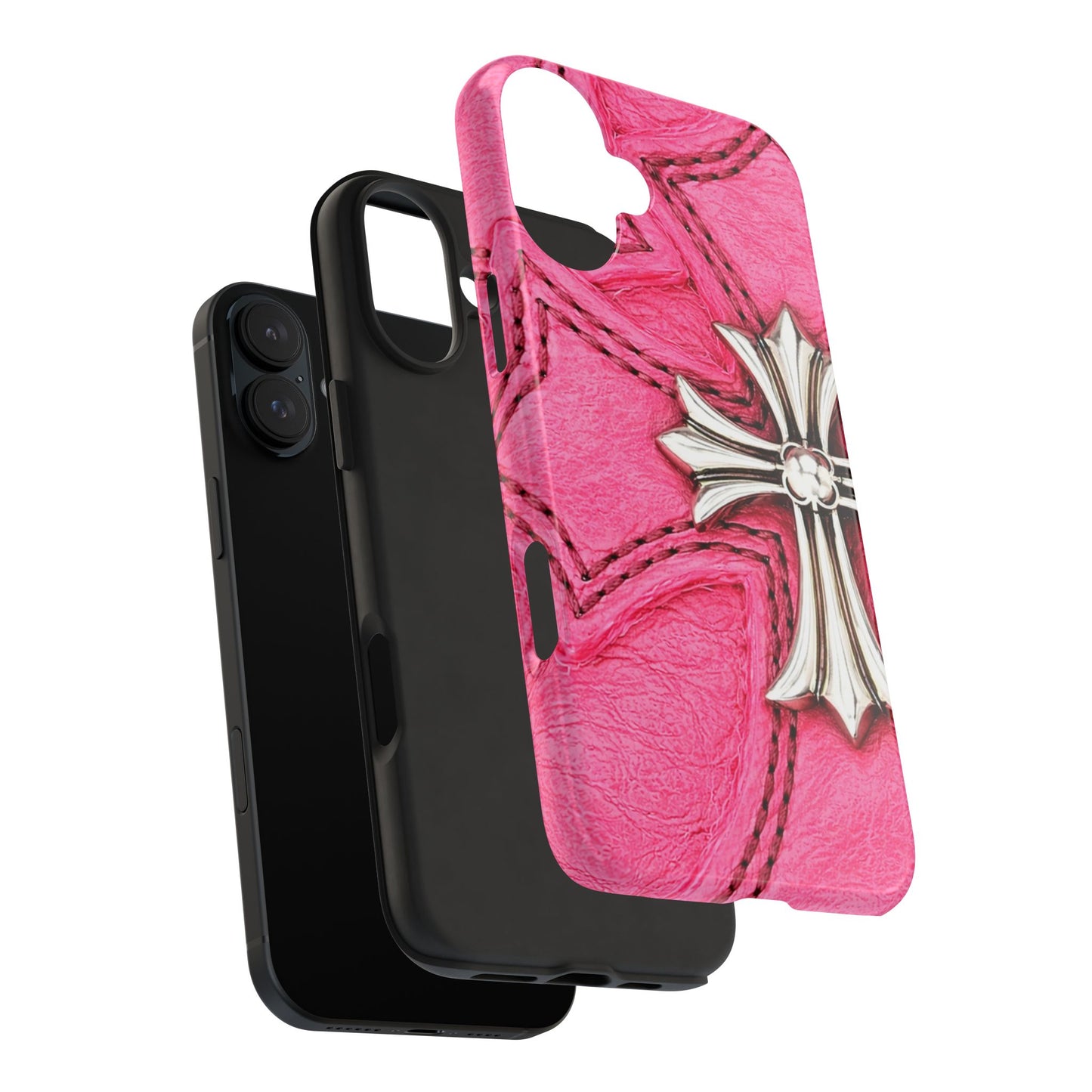 Pink Cross - Protective Phone Case