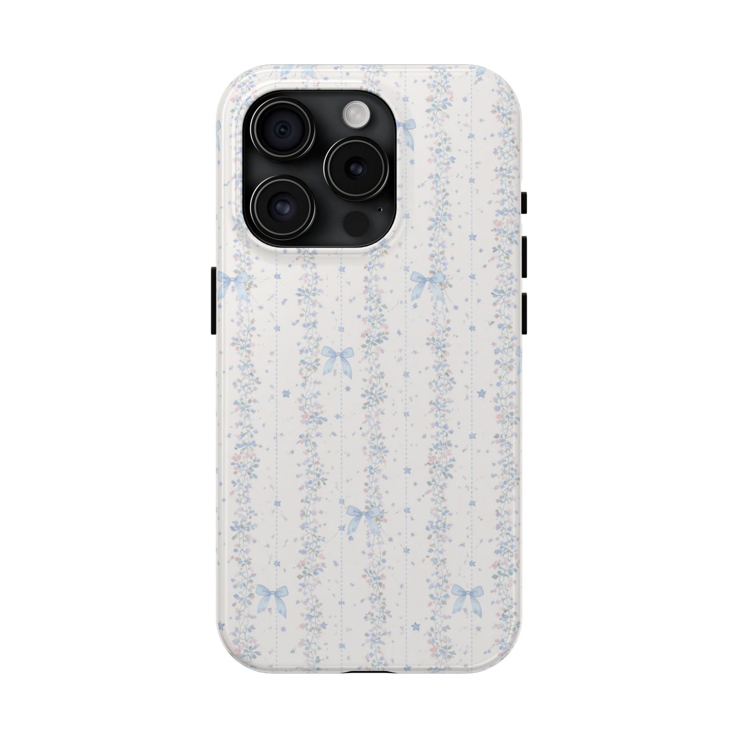 Bows and Stripes - Protective Phone Case