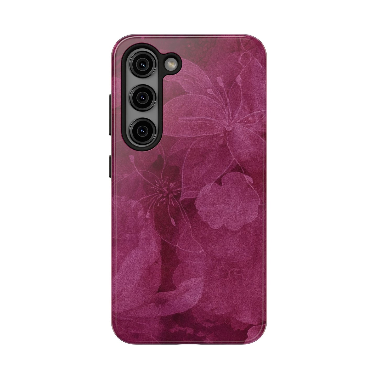 Magenta Petals - Protective Phone Case