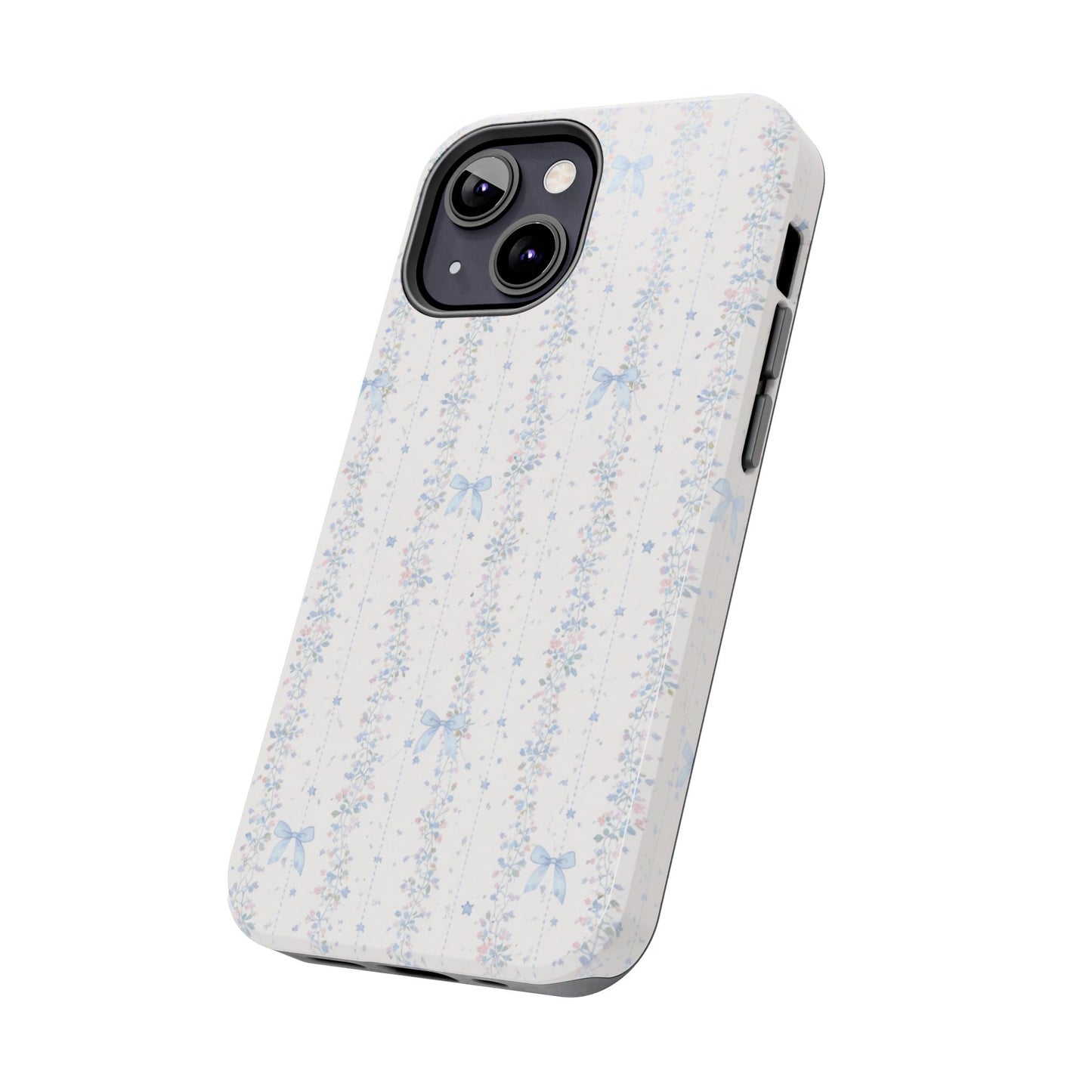 Bows and Stripes - Protective Phone Case