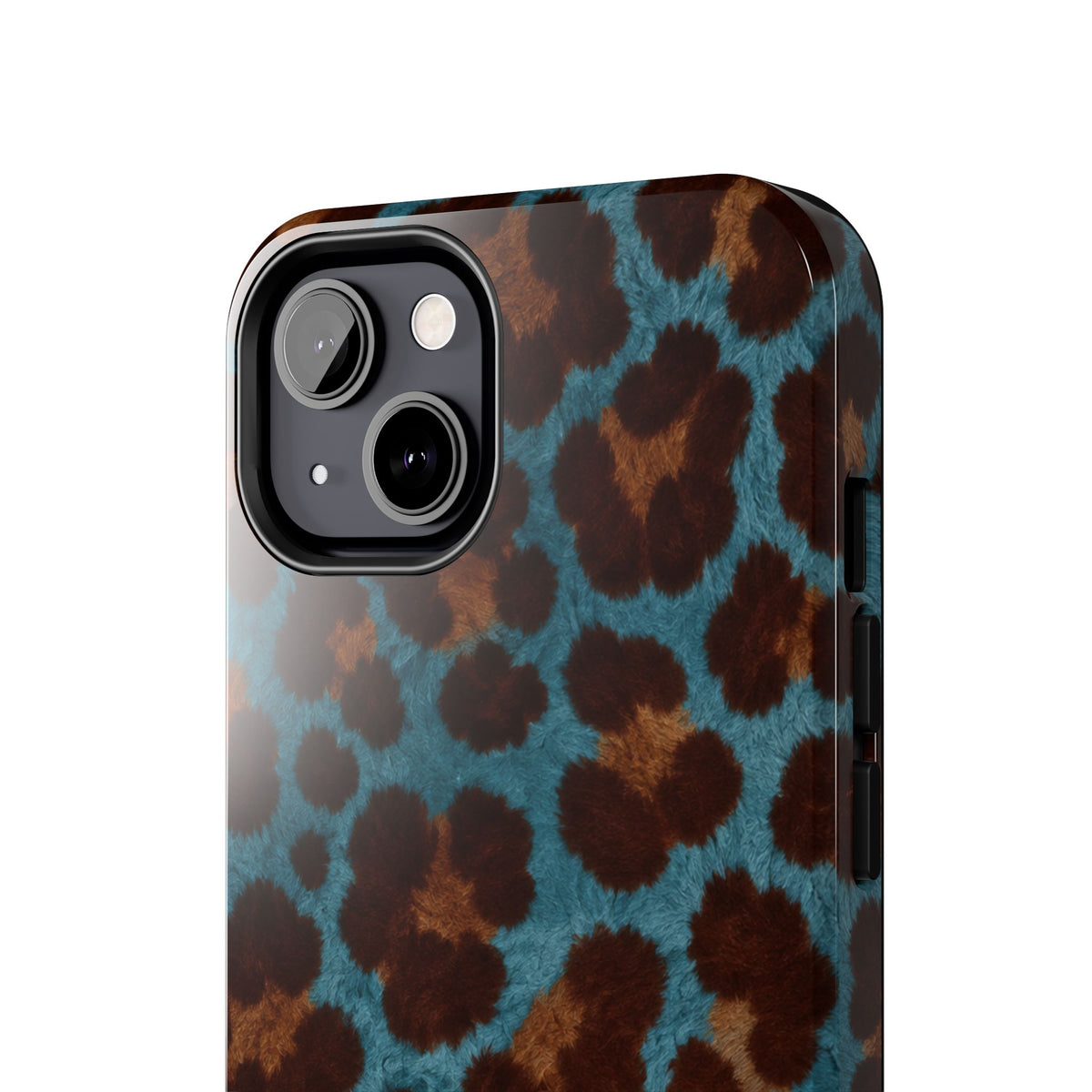 Teal Leopard - Protective Phone Case