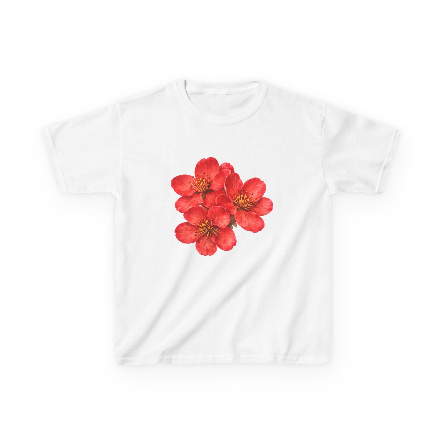 Red Bouquet - Baby Tee