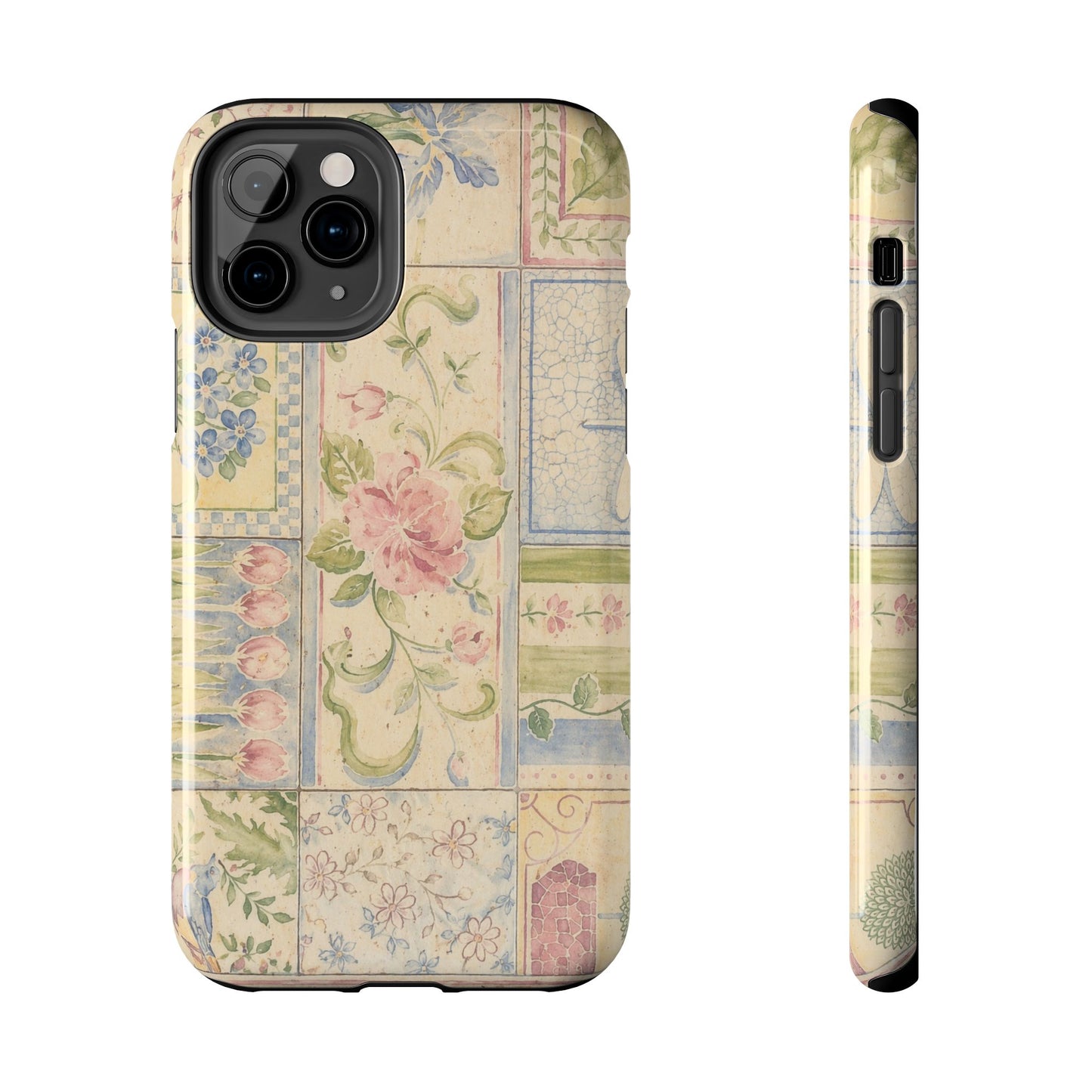 Floral Patchwork - Protective Phone Case