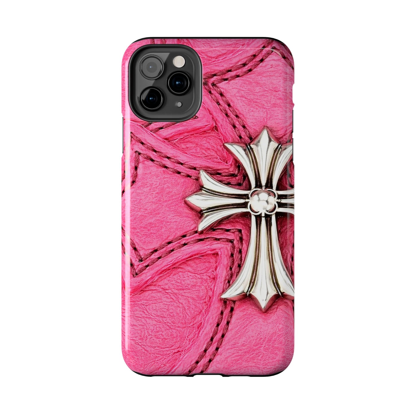 Pink Cross - Protective Phone Case