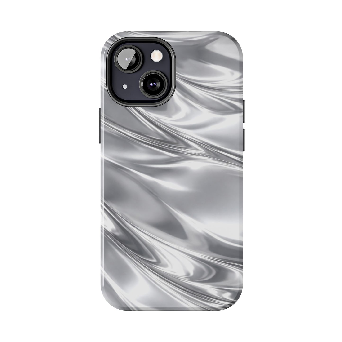 Silver Metallic - Protective Phone Case