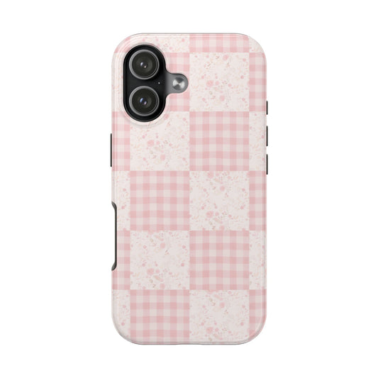 Baby Pink Quilt - Protective Phone Case