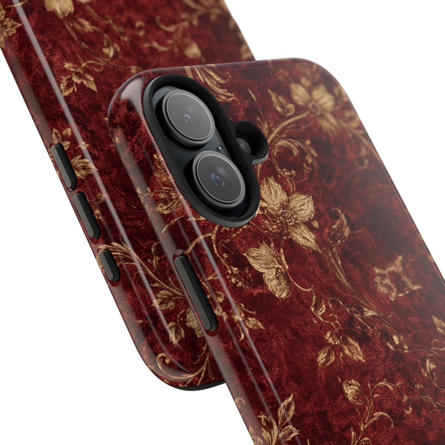 Floral Burgundy - Protective Phone Case