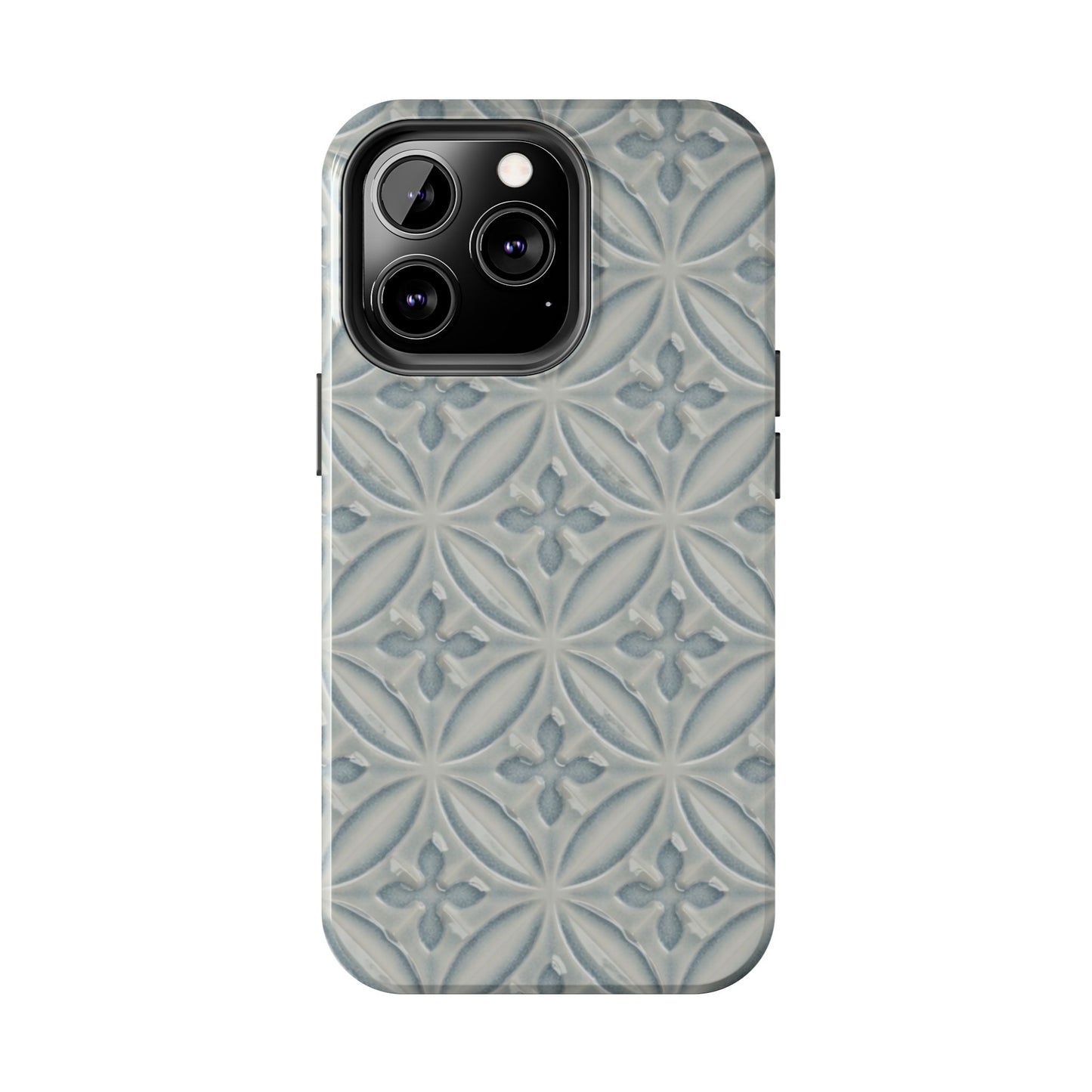 Vintage Blue Tile - Protective Phone Case