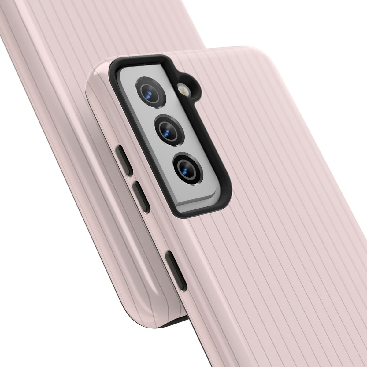 Blush Pinstripe - Protective Phone Case