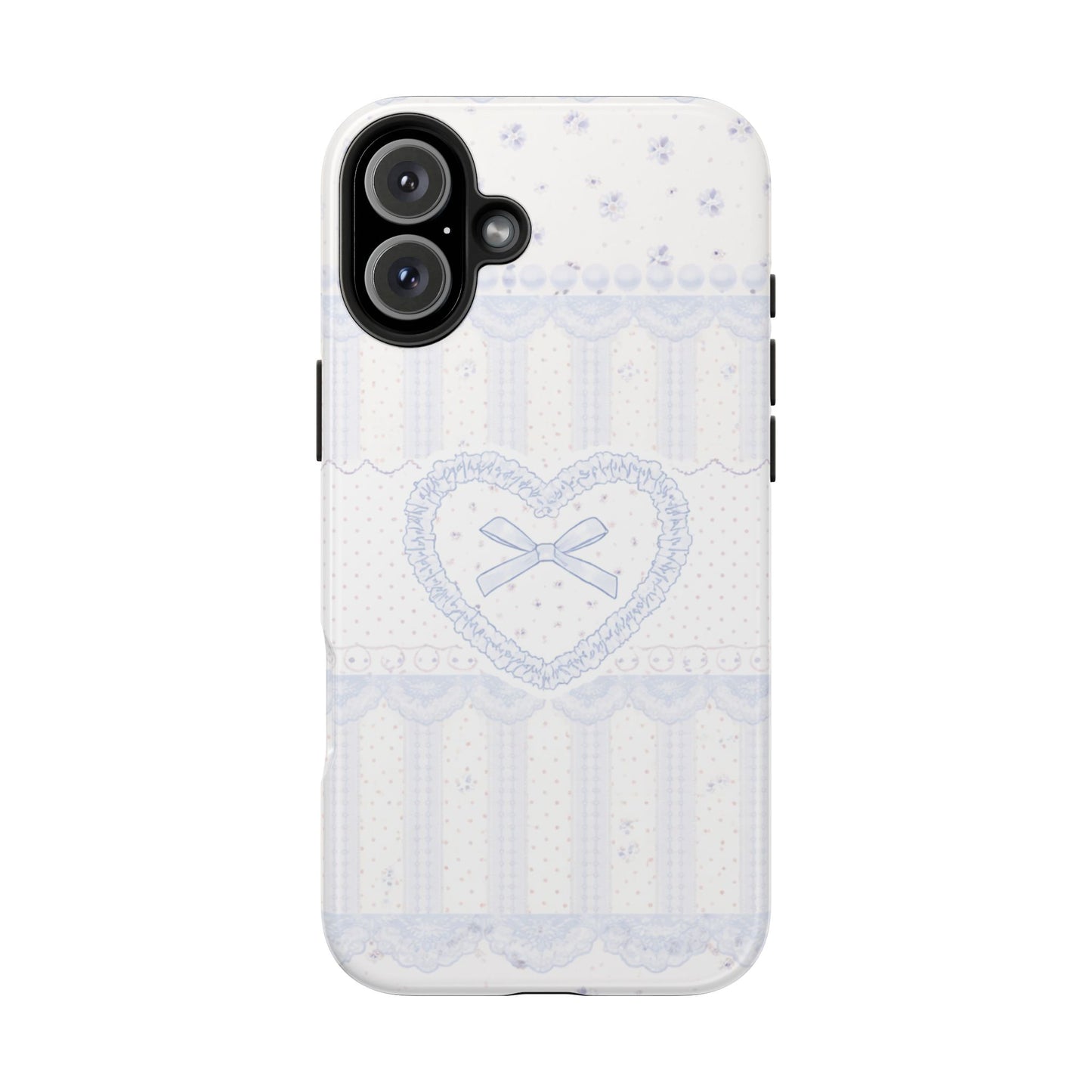 Coquette Blue Lace - Protective Phone Case